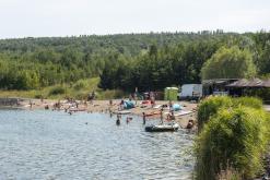 Jezero Milada - červenec 2022