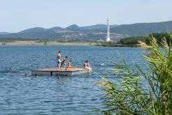 Jezero Milada - červenec 2022