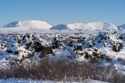 Mývatn - Prodloužený víkend po Islandu (únor 2024)