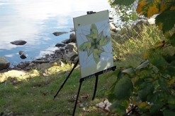 pastelková kresba formátu A2