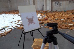 pastelková kresba formátu A2