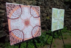 pastelková kresba formátu A2