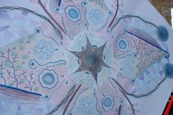 pastelková kresba formátu A2