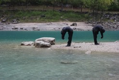 Sloní napajedlo / focení za deště / Lago di Tenno, Lombardia, IT