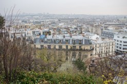 vyhlídkové místo z Montmartre, Sacré-Coeur  / Paříž