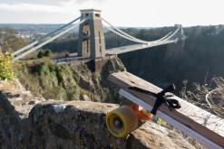 penny board / Clifton Suspension bridge, Bristol