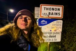 Thonon-les-Bains, Ženevské jezero - Víkend v Alpách (březen 2025)