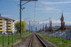 Villeneuve, Ženevské jezero - Víkend v Alpách (březen 2025)