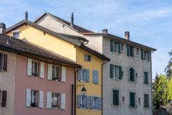 Villeneuve, Ženevské jezero - Víkend v Alpách (březen 2025)