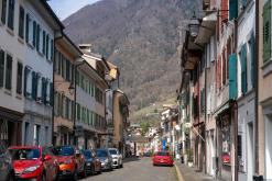 Villeneuve, Ženevské jezero - Víkend v Alpách (březen 2025)