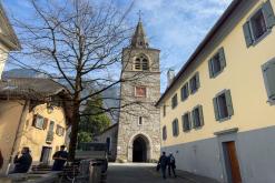 Villeneuve, Ženevské jezero - Víkend v Alpách (březen 2025)