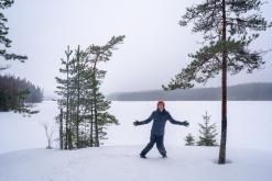 Helvetinjärvi - Prodloužený víkend po Finsku (únor 2025)