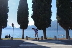 45km na penny boardu okolo jezera Lago di Garda, Garda (23.5.2017) // penny board 45km trip around Lago di Garda