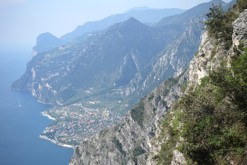 výhled na Limone sul Garda, Lago di Garda