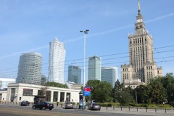 den ve Varšavě - přestupný let