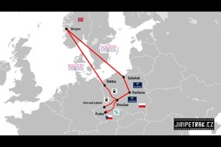 From Poland to Norway: Szczecin, Bergen, Gdansk, Warsaw, Wroclaw (July 2017) / Tickets: 9€+15€+4€+4€ = 32€